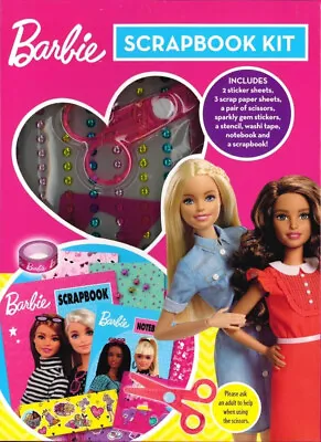 Buy Barbie Scrapbook Kit Make Your Own Photo Album Note Book Craft Journal Set • 5.99£