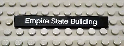 Buy LEGO Black 1x8 Architecture Empire State Building Tile • 6.64£