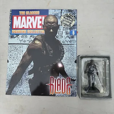Buy The Classic Marvel Figurine Collection Issue 6 Blade Eaglemoss Figure & Magazine • 8£