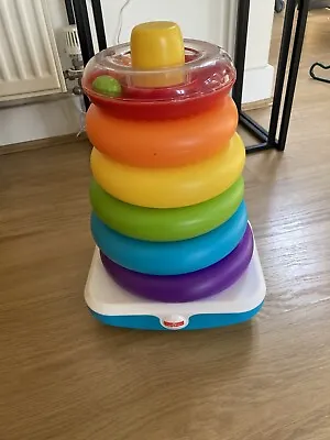 Buy Fisher- Giant Rock-a-Stack Toy For Toddlers (GJW15) • 6.99£