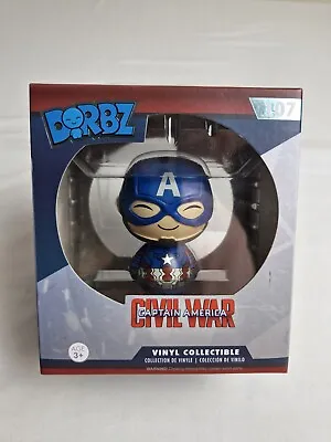 Buy Funko Pop Dorbz Captain America 107 Marvel Civil War Vinyl Figure Boxed. • 5£