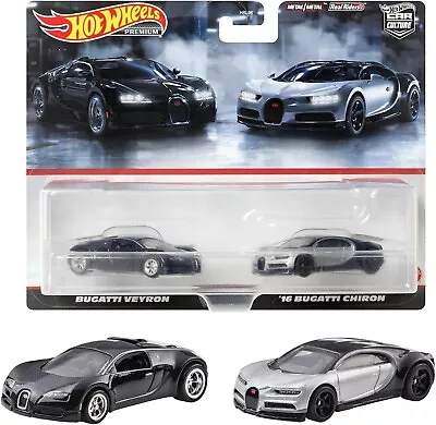 Buy Hot Wheels - Premium Box Set - Bugatti Collection -  Two Pack - Mint And New • 20£