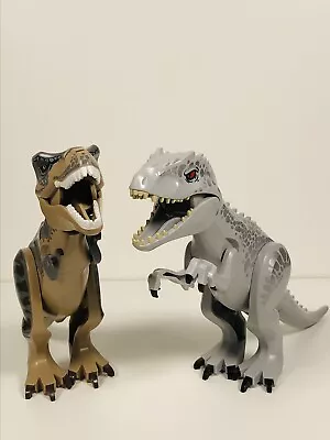 Buy Lego Jurassic World Tyrannosaur Rex T.Rex & Indominus Rex Toy Dinosaur Figures • 89.99£