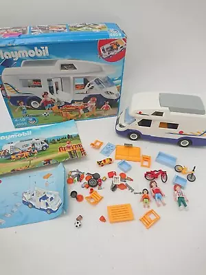 Buy Boxed Playmobil 4859 Caravan Camper Van Toy Playset With Figures & Accessories • 6.99£