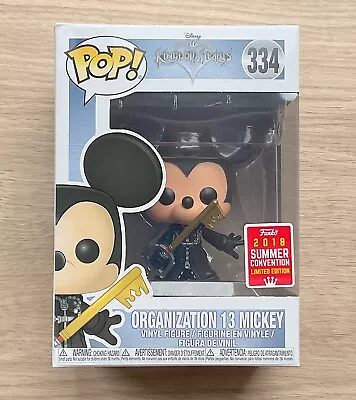 Buy Funko Pop Disney Kingdom Of Hearts Organization 13 Mickey SDCC #334 + Protector • 24.99£