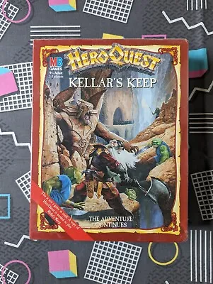 Buy Hero Quest - Kellar’s Keep Expansion MB Games Vintage 1989 (Unopened/Sealed) • 149.99£