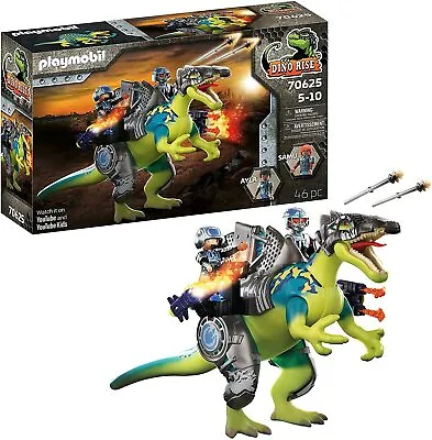 Buy Playmobil 70625 Spinosaurus Double Defense Power Dino Rise Playset  • 24.99£