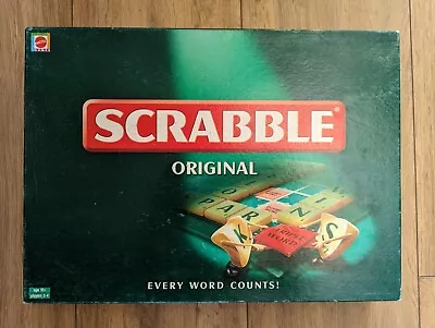Buy Mattel Scrabble Original Board Game • 12£