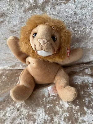 Buy Ty Beanie Baby 1996 “Roary” Dob Feb 20, Good Condition With Tag/label • 2.99£