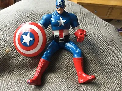 Buy Marvel Avengers Captain America 6  Action Figure With Shield Hasbro 2012 • 4.99£