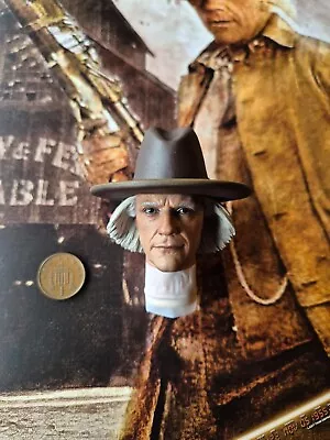 Buy Hot Toys BTTF3 Western Doc Brown MMS617 Head Sculpt Loose 1/6th Scale • 64.99£
