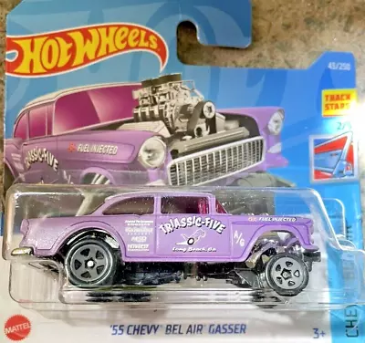 Buy Hot Wheels '55 Chevy Bel Air Gasser - Purple - HCW89 NEW SEALED • 7.19£