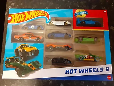 Buy New HOT WHEELS 9 Pack - Assorted Cars - Multipack Inc Pagani , Porsche , Nissan • 10.98£