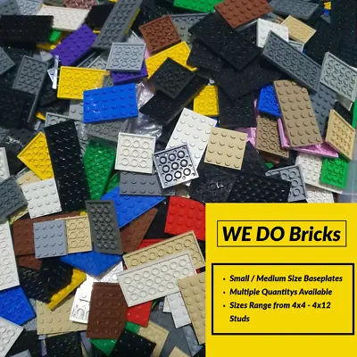 Buy LEGO Base Plate Bundle Job Lot Select QTY BULK DISCOUNT (4x4 4x6 4x8 4x10 4x12 ) • 4.89£