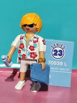 Buy Playmobil Holiday Figure Series 23 - 70638 Summer Holidays Beach Swimming Pool • 4.98£