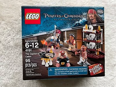Buy LEGO Pirates Of The Caribbean Set 4191: Captain's Cabin  Boxed & Sealed • 44£