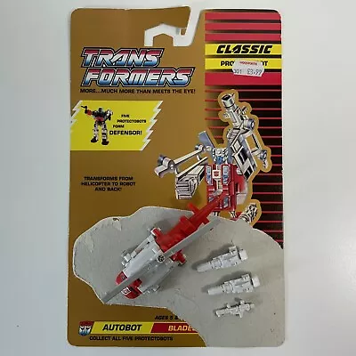 Buy Vintage 1990 Hasbro Transformers G1 Blades Figure Protectobot + Cardback • 9.99£