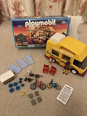 Buy Playmobil 3945 With Original Box Yellow Leisure Vacation Camper Van Motorhome • 22£