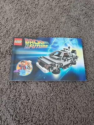 Buy Lego Back To The Future 21103 Delorean Instructions Only 2013 • 9.44£