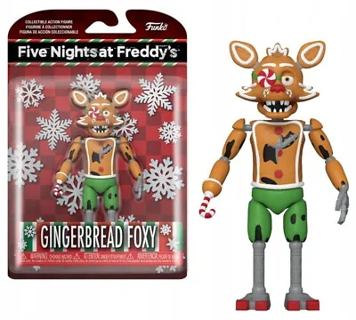 Buy Five Nights At Freddy’s Holiday Season Gingerbread Foxy Action Figure Funko Xmas • 17.95£