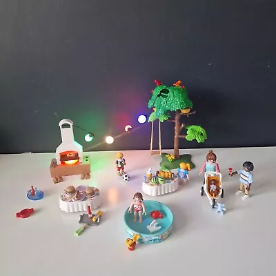 Buy Playmobil City Life 9272 Housewarming Party BBQ Party With Lights - Working • 15.99£