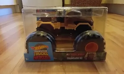Buy Hot Wheels Monster Trucks Oversized 1:24 T Rex Jurassic World. Camp Cretaceous  • 17.99£