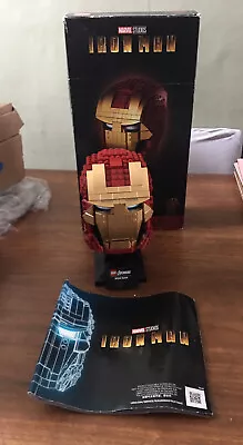 Buy LEGO Super Heroes: Iron Man Helmet (76165) - 100% Complete W/ Box & Instructions • 80£