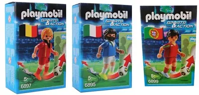 Buy Playmobil Sports & Action Soccer Player Figure With Kick Function Diff. Nation • 19.14£