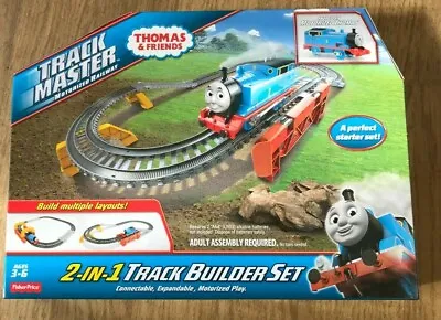 Buy Trackmaster Thomas & Friends 2 In 1 Track Builder Set CDB57  Fisher Price ~NEW~ • 29.95£
