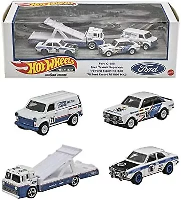 Buy Hot Wheels Premium Collector Set Assortment Ford Race Team 3yrs Old 986G-GMH39 • 63.54£