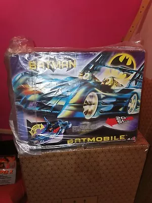 Buy Mattel B4944 - Batman - Batmobile And Robin Motorcycle - 2 In 1 Box Worn  • 58.99£