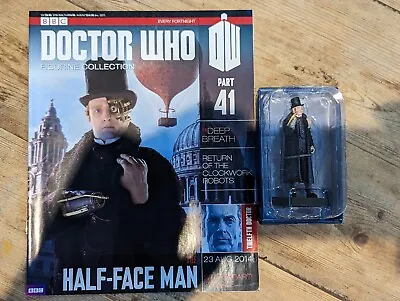 Buy Bbc Dr Doctor Who Eaglemoss Figurine Collection 41 The Half-face Man Figure &mag • 7.99£