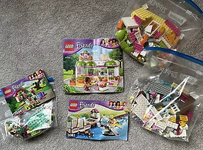 Buy Lego Friends Bundle Sets -Juice Bar 41035, Sea Plane 3063, Puppy House 3934 • 8£