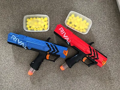 Buy Nerf Rival XV-700 Apollo Blue And Red Blaster With Ammo Balls • 40£