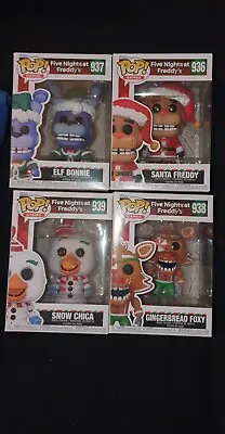 Buy Funko Pop! Games: Five Nights At Freddy's Holiday Season Complete 4 Pieces SET • 80£