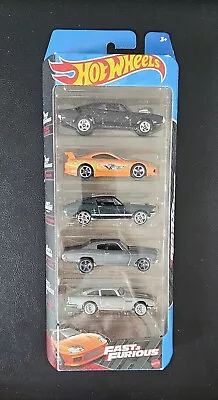 Buy Hot Wheels Fast And Furious 5 Pack Original Box Art Toyota Supra Dodge Charger • 17.50£