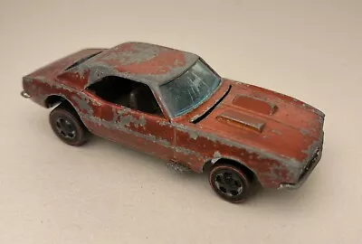 Buy Vintage Hot Wheels Redline ‘custom Camero’ Orange/bronze Mattel 1967 • 1.20£