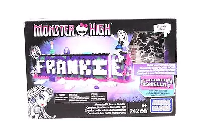 Buy MEGA BLOKS Monster High Frankie Stein MONSTERIFIC NAME BUILDER Kit BOXED -D17 • 9.99£