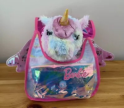 Buy Barbie Dreamtopia Kiss And Care Unicorn Pet Doctor Backpack  Sounds Lights Up • 18£