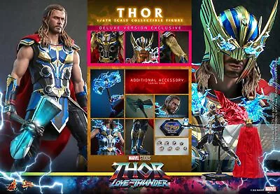 Buy In Hand! Hot Toys MMS656 Thor 4 Love And Thunder Thor Deluxe Version 1/6 Figure • 289.90£