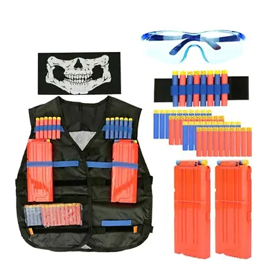 Buy Kids Tactical Vest Suit Kit For Nerf Guns N-Strike Elite Series Outdoor Game • 13.66£