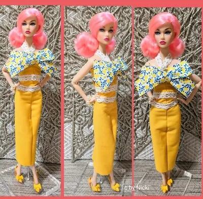 Buy Fashion Set 3 Piece For Barbie Collector Model Muse Fashion Royalty Size Dolls • 19.45£