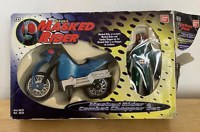 Buy Saban's Masked Rider Vintage 5  Figure With Combat Chopper Bandai 1995 • 14.50£