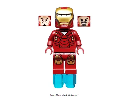 Buy LEGO Minifigure Iron Man Mark 6 Armor Inv 225 • 23.62£