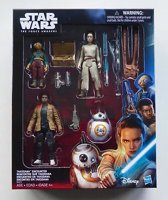 Buy Star Wars New The Force Awakens Takodana Encounter Finn Rey Bb8 Maz Misb Figure • 24.99£