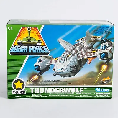Buy NRFB 1989 Kenner Mega Force Thunderwolf Helicopter • 60£