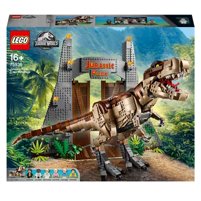 Buy LEGO 75936 Jurassic Park TRex Rampage |Sealed| HUGE SET | RETIRED From 2021 • 280£