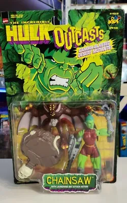 Buy Toy Biz Incredible Hulk Outcasts, Chainsaw Action Figure New Sealed 🔥🔥🔥1997 • 25£