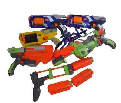 Buy Nerf Guns Bundle With Darts Untested Sold As Seen Toys Outdoor Games G7 Y292 • 5.95£