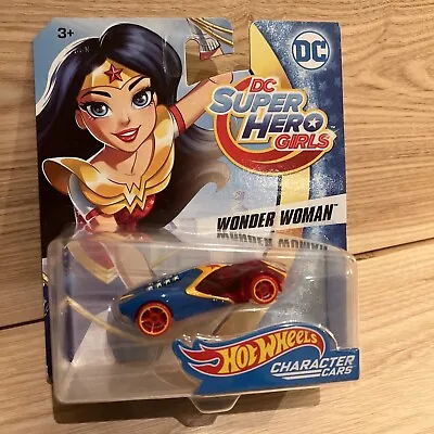 Buy Hot Wheels Character Cars DC Super Hero Girls  Wonder Woman 2016 • 13.35£
